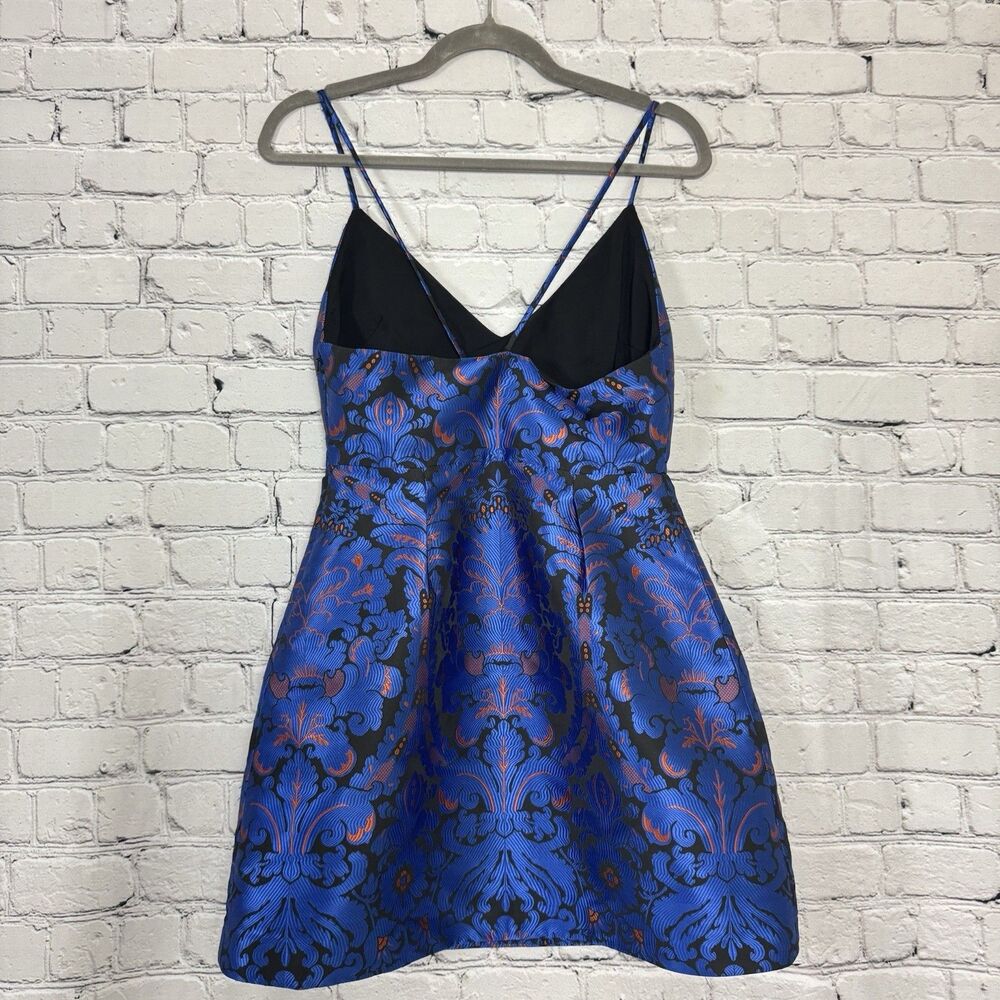Free People Navy Floral Mini Dress - Picture 8 of 12
